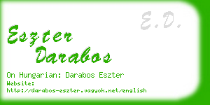 eszter darabos business card